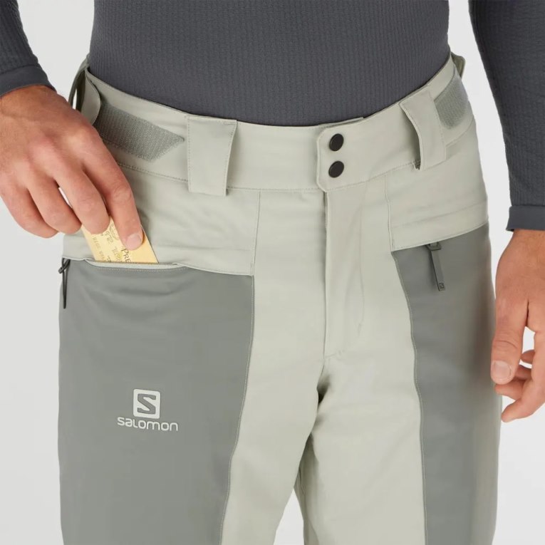 Pantalones De Esquí Salomon Brilliant Hombre Verde Menta | MX VKHB706